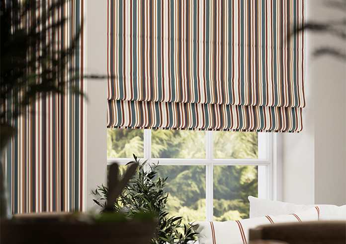 The British Stripe Co. Elizabeth, Teignbridge No.1 - Twist&Fit Roman Blind - Image 5